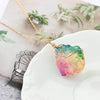 Collana in quarzo arcobaleno