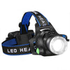 990000LM Oplaadbare LED hoofdlampe Zoombare Zaklamp Tactische Koplamp Fakkel