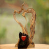 Eternal Love Decorazione in Legno - Romantica e Fatta a Mano