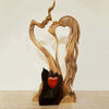 Eternal Love Decorazione in Legno - Romantica e Fatta a Mano