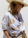 Clara - Elegante Bloes met Chic Patroon