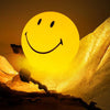 Lampada da notte Smiley – lampada da notte LED rotonda ricaricabile con interruttore touch per tavolo