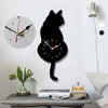Noordse Kat Wandklok - Speels & Stijlvol