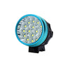 Illuminazione per bicicletta impermeabile per corse notturne