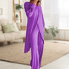Comfort Chic - Set elegante da donna con top e pantaloni