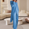 Comfort Chic - Set elegante da donna con top e pantaloni