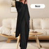 Comfort Chic - Set elegante da donna con top e pantaloni