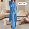 Comfort Chic - Set elegante da donna con top e pantaloni