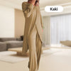 Comfort Chic - Set elegante da donna con top e pantaloni