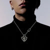 Catena di trasmissione meccanica - Collana da collo retrò punk