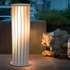 Lanterna metallica intrecciata LED impermeabile bianca moderna lampada solare per il giardino