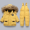 Kinder Winterjacken und Overall Set - Warm und Geschützt während Winterabenteuern