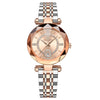 Diamant kwarts horloge voor vrouwen