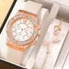 Luxe strasshorloge (set van 2 stuks)
