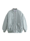 Giacca Bomber Oversize - Elegante e Calda per Autunno/Inverno