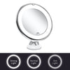 Kosmetikspiegel met verlichting, LED-makeupspiegel, cosmeticaspiegel met vergrotingsfunctie en licht
