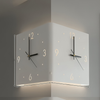 Orologio da parete doppia faccia - Stile moderno e funzionalità