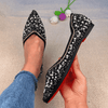 Tauria strass piatto bling diamanti scarpe da sposa
