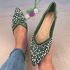 Tauria strass piatto bling diamanti scarpe da sposa