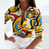 Blouse met Omslagkraag - Stijlvolle Lente Blouse