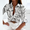 Blouse met Omslagkraag - Stijlvolle Lente Blouse