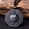Collane Obsidiana Yin Yang