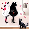 Purrfect Time | Orologio da parete gatto carino