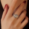 Amethyst | Kristall Diamantring für stilvolle Frauen