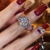 Amethyst | Kristall Diamantring für stilvolle Frauen