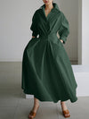 Madison | Elegante Jurk met Lange Mouwen en Kraag