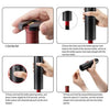 EasyPour | Migliora la tua esperienza con il vino (Incl. Tappo per vino, Versatore per vino, Tagliafogli)