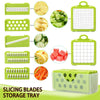 MULTI-CUTTER™ | Multifunctionele groentensnijder | Incl. 7 opzetstukken - HYPEBAY NL
