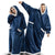 Hoodie Blanket | Warme en Comfortabele Deken Hoodie met Mouwen