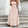 Jenna | Elegante Lange Rok met Ruches voor Dames