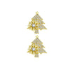 Fling Bling | Kerstboom Sneeuwvlok Rotatie Oorbellen - HYPEBAY NL