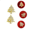 Fling Bling | Kerstboom Sneeuwvlok Rotatie Oorbellen - HYPEBAY NL